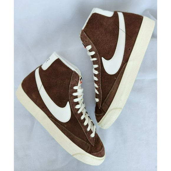 MEN'S NIKE BLAZER MID 77 VINTAGE BROWN WHITE DV7006-200